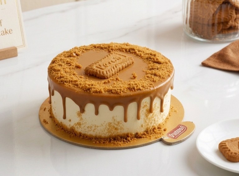 Lotus Biscoff Cake