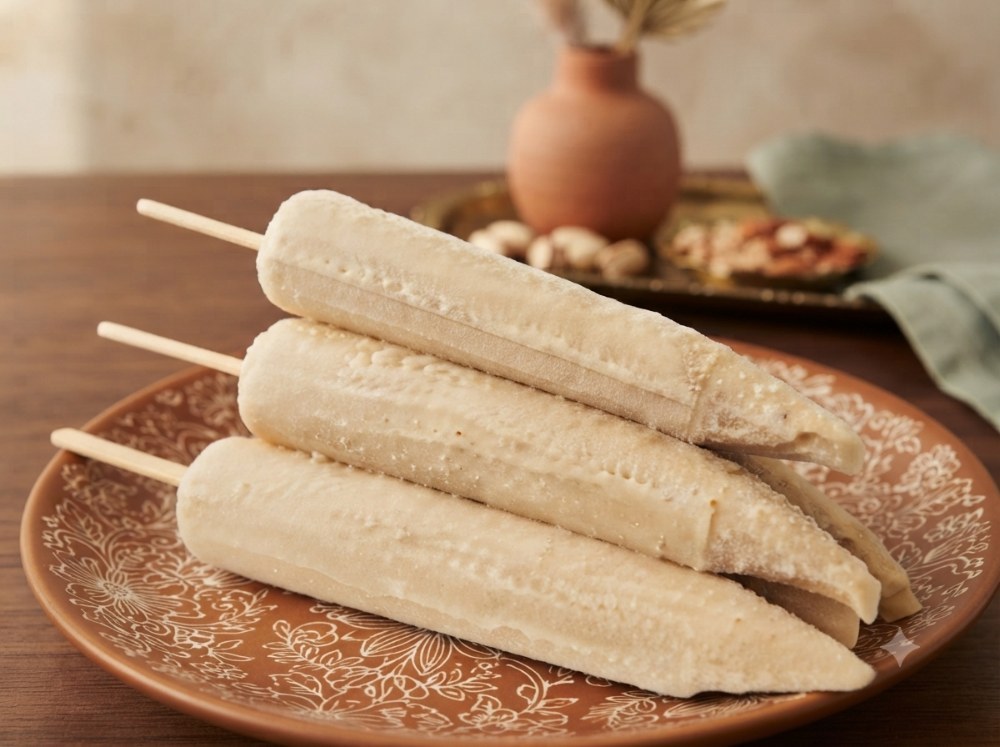 No Added Sugar Kesar Kulfi